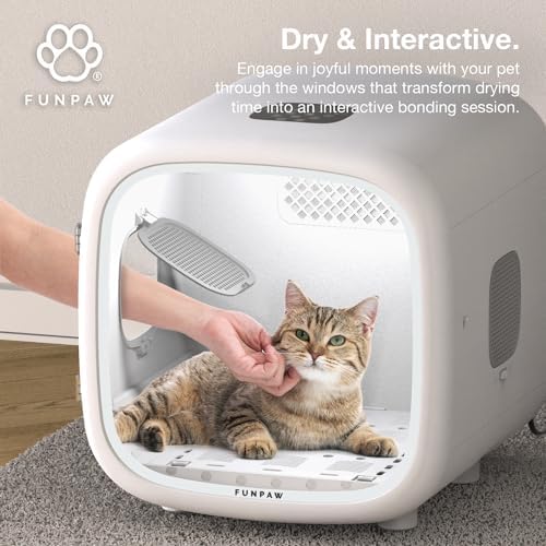 Professional Cat Blow Dryer for Fast Grooming, Adjustable Heat, Compact Design - Image 4