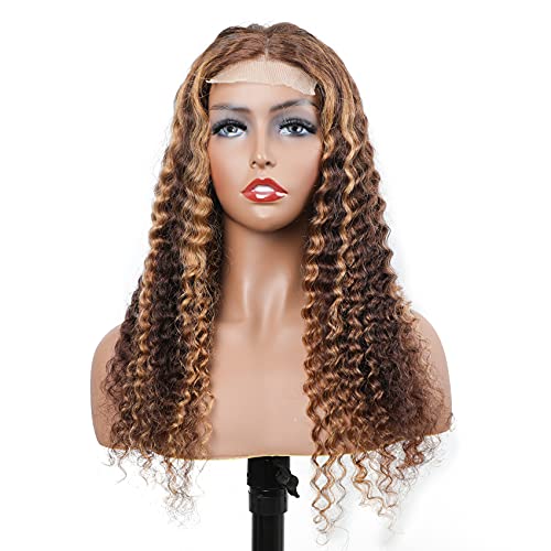 Ash Blonde Ombre Human Hair Wig for Women, Natural Look, Adjustable Size - Image 5