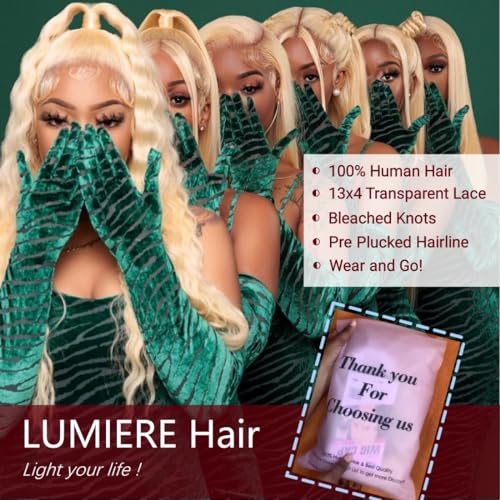 20-Inch Blonde Real Human Hair Wig for Women Natural Look and Feel - Image 3