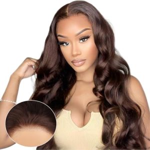 Red Human Hair Wig from Aliexpress