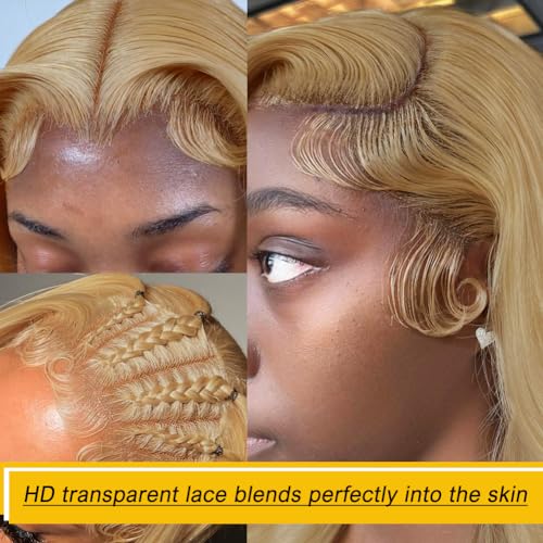 Affordable Blonde Human Hair Wig - Image 3