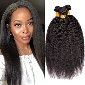 100g Kinky Straight Human Hair Bundles for Natural Look and Feel