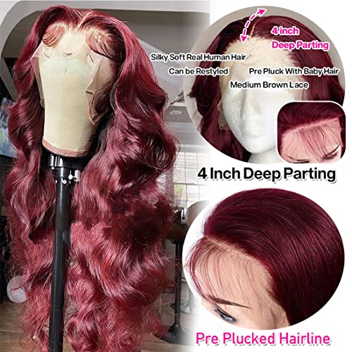 Red Wig ? Human Hair, Vibrant Red Color - Image 3