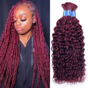 Wet and Wavy Human Hair Braiding