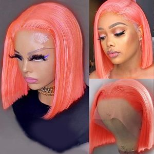 Short Human Hair Lace Wig