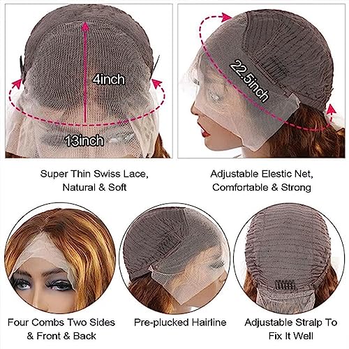 Ombre Curly Human Hair Wig - Image 4