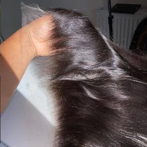 Frontal piece made of human hair.