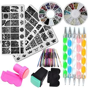 Elephant Acrylic Nail Art Design Kit for Creative Enthusiasts 24 Sheets