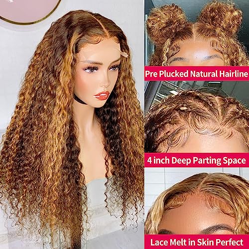 Ombre Curly Human Hair Wig - Image 3