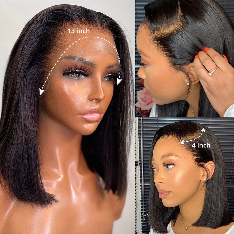 Boiling Human Hair Wig 14 Inches Long for Easy Maintenance and Care - Image 2