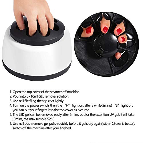 Gentle Acrylic Nail Removal Kit for At-Home Use, 10-Piece Set - Image 5