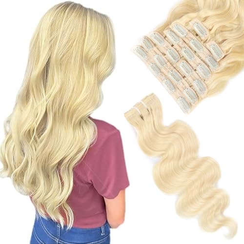 20 Inch Straight Clip-In Human Hair Extensions Natural Look for Effortless Styling - Image 8