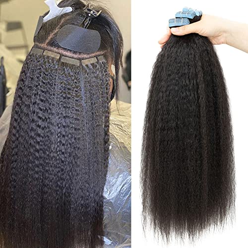Affordable tape-in human hair extensions.