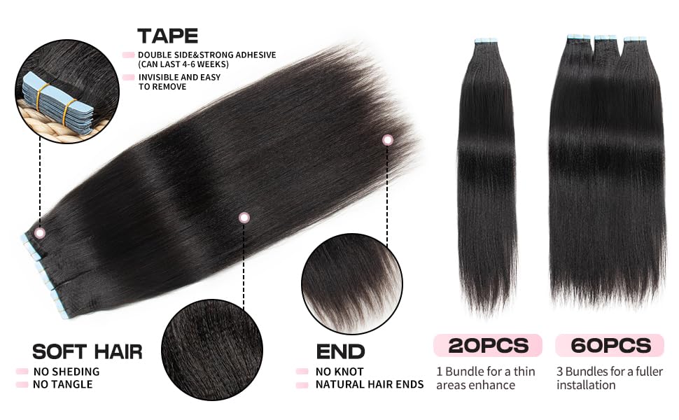 Affordable Tape-In Human Hair Extensions - Image 7