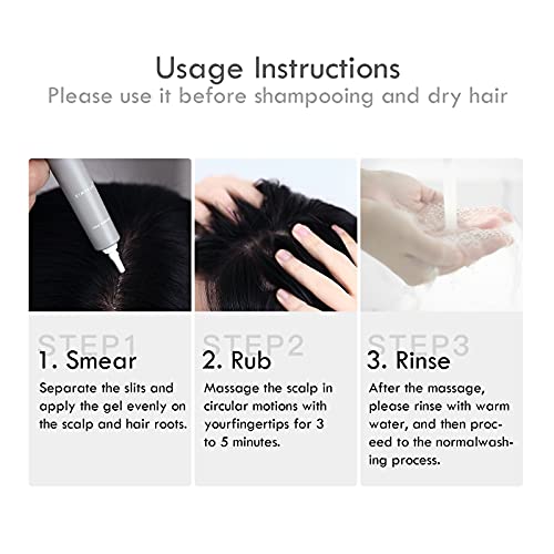 Dandruff Defense Shampoo 12 oz for Complete Scalp Care and Healthy Flake-Free Hair - Image 5