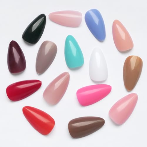 Autumn Acrylic Nails in Fall Colors - Image 5