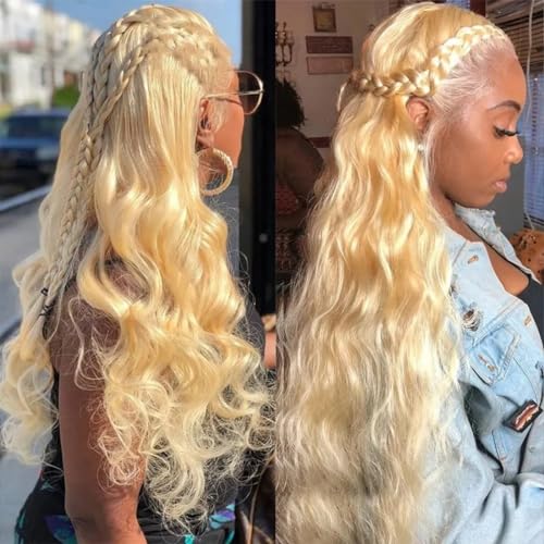 20-Inch Blonde Real Human Hair Wig for Women Natural Look and Feel - Image 7