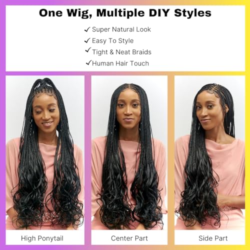 Braided Human Hair Wig - Image 4
