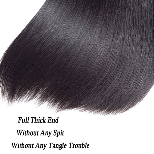 18 Inch Brazilian Human Hair Extensions 100% Real Authentic 1B Color - Image 6