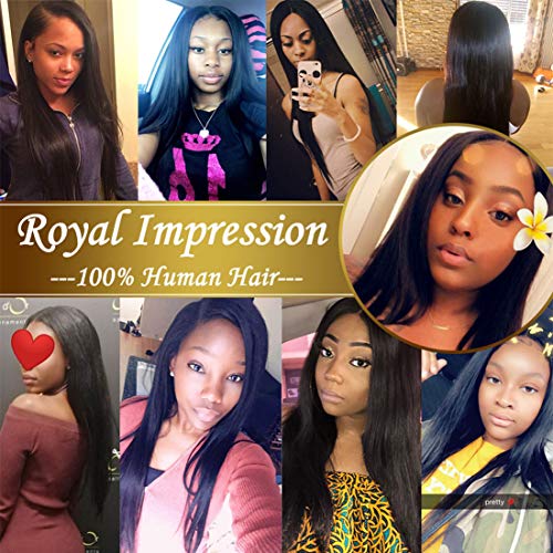 18 Inch Brazilian Human Hair Extensions 100% Real Authentic 1B Color - Image 7