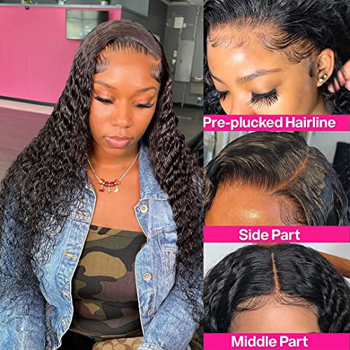 Natural Look 13x6 Body Wave Brazilian Human Hair Full Lace Wig - Image 2