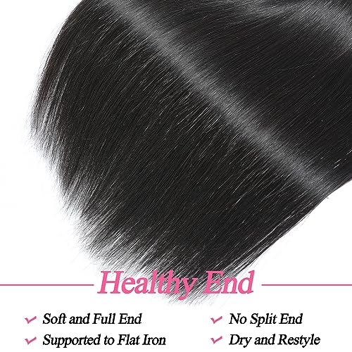 18 Inch Brazilian Virgin Remy Human Hair Extensions 100% Natural Soft Texture - Image 5