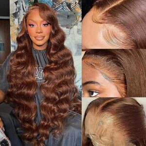 Brown Sugar 22 Inch Human Hair Lace Front Wig, Soft, Natural Texture