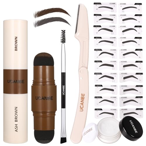 Brush for coloring eyebrows.