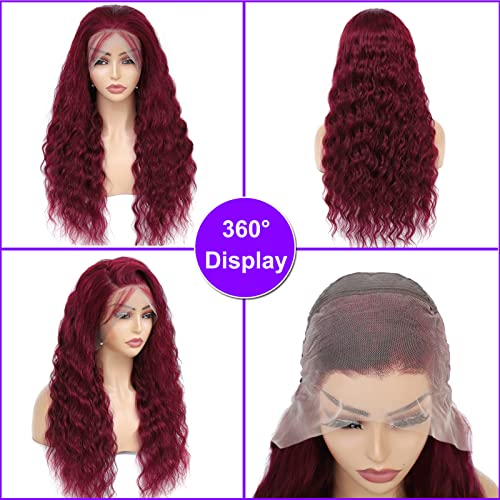 Burgundy Full Lace Human Hair Wig - Image 7