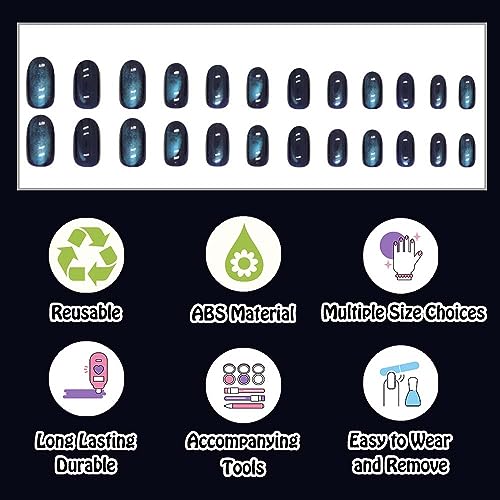 ?Cat Eye Gel Nails: Trendy and Stylish Designs? - Image 3