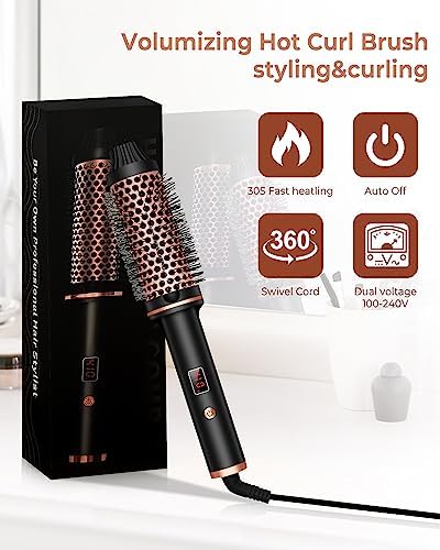 ?Ceramic Hair Brush with Iron Technology? - Image 2