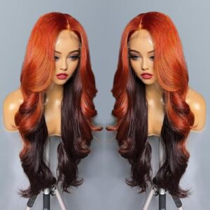 Cheap lace wig made with human hair.
