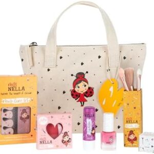 Children?s nail polish set with multiple colors.