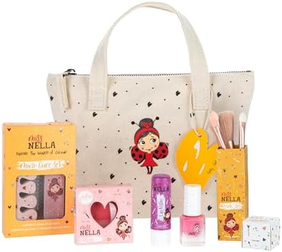 Children?s nail polish set with multiple colors.