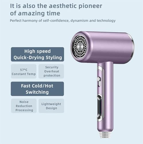 Compact Mini Travel Blow Dryer - Lightweight Portable Design for Effortless Styling - Image 5
