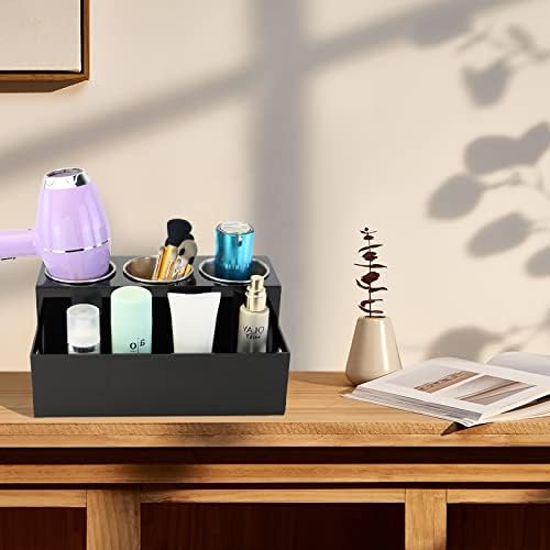 Curling Iron and Blow Dryer Organizer Stand Holder Black - Image 2