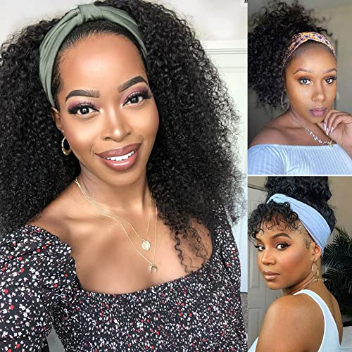 ?Curly Human Hair Headband Wig? - Image 3