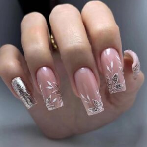 Edgy Dark Acrylic Nail Art Design Kit for Unique Manicures