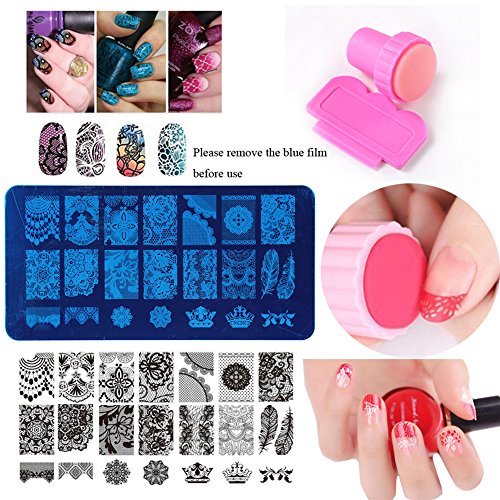 Elephant Acrylic Nail Art Design Kit for Creative Enthusiasts 24 Sheets - Image 6