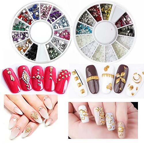 Elephant Acrylic Nail Art Design Kit for Creative Enthusiasts 24 Sheets - Image 3