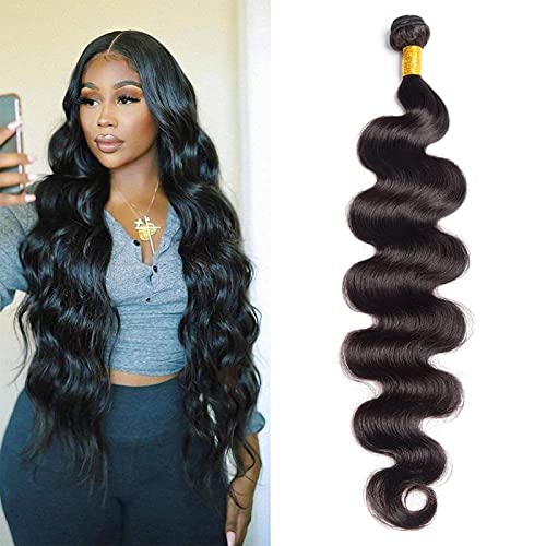 Extra long, natural human hair weaves.