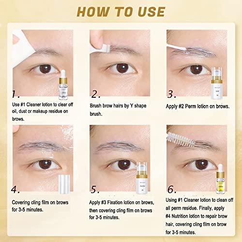 Effortless Eyebrow Uplift Kit for Enhanced Look with Easy Application Tools, Professional Grade - Image 6