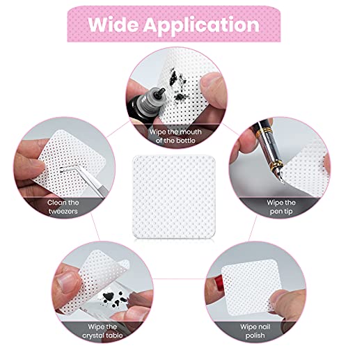 100 Count Gel Nail Wipes for Perfect Nail Art and Finishing Touches Cleanup - Image 3