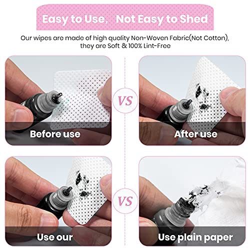 100 Count Gel Nail Wipes for Perfect Nail Art and Finishing Touches Cleanup - Image 4