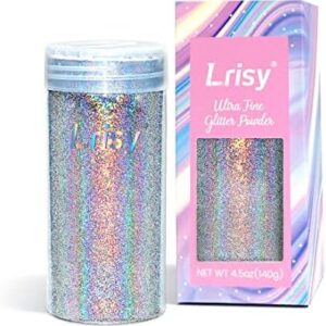 Sparkling Glittery Clear Nail Polish 15ml for a Shiny Finish
