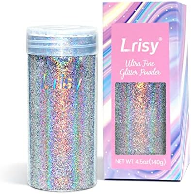 Sparkling Glittery Clear Nail Polish 15ml for a Shiny Finish