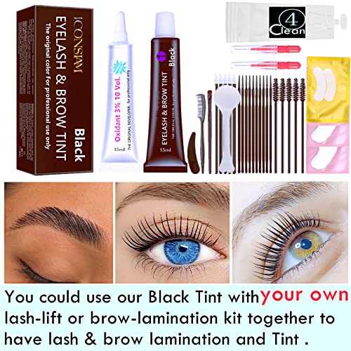 Godefroy 28-Day Eyebrow Tint Kit Long-Lasting Color Easy Application Medium Brown - Image 6