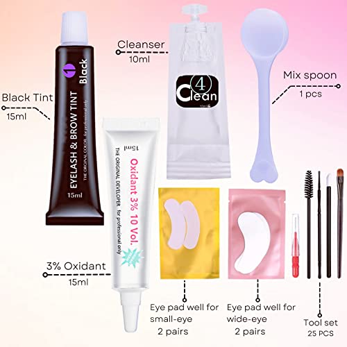 Godefroy 28-Day Eyebrow Tint Kit Long-Lasting Color Easy Application Medium Brown - Image 9