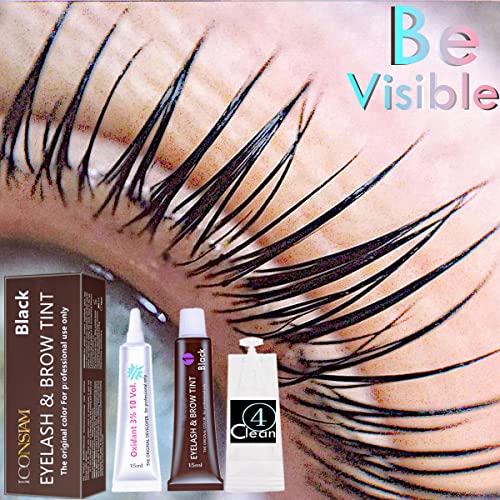 Godefroy 28-Day Eyebrow Tint Kit Long-Lasting Color Easy Application Medium Brown - Image 3