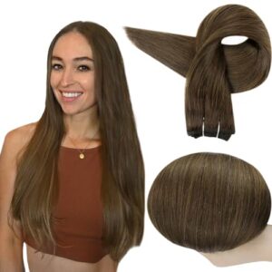 Luxury 20-Inch UK Human Hair Extensions for a Natural Look and Feel